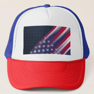 De Camionero Gorra Trucker American Spirit – Rojo, Blanco & Azu