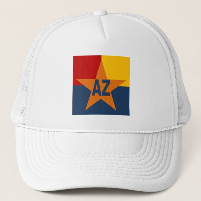 De Camionero Gorra Trucker blanca ARIZONA (Anverso)