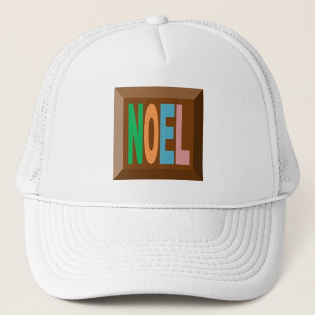 De Camionero Gorra Trucker blanca NOEL CHOCOLAT (Anverso)