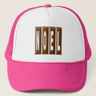 De Camionero Gorra Trucker blanco/rosado NOEL CHOCOLAT