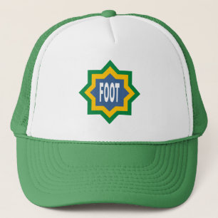 De Camionero Gorra TRUCKER blanco/verde FÚTBOL