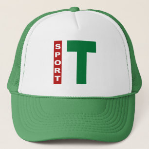 De Camionero Gorra trucker blanco/verde ITALIA DEPORTE