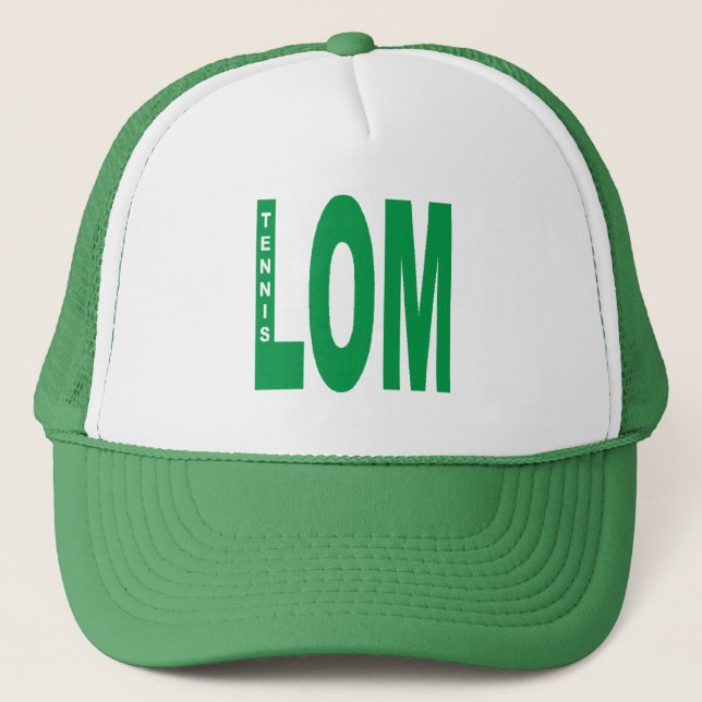 De Camionero Gorra Trucker blanco/verde LOMBARDIA TENIS (Anverso)