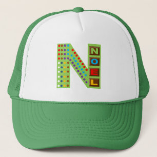 De Camionero Gorra Trucker blanco/verde NOEL CHOCOLATBONBONS