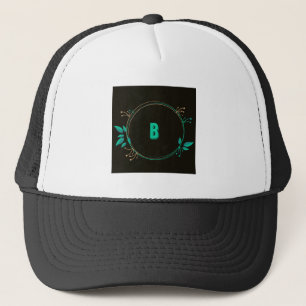De Camionero Gorra Trucker con letra B impresa Monograma