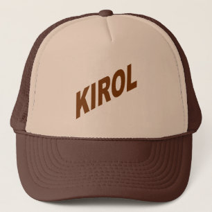 De Camionero Gorra Trucker leonado/marrón KIROL