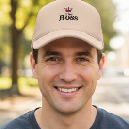 De Camionero Gorra Trucker Malla Neutra 'The Boss' para Hombres