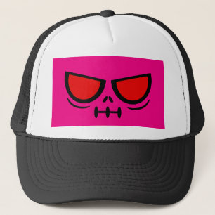 De Camionero Gorra Trucker Marca Grim Face™ Rosa y Negro