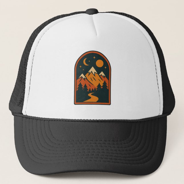 De Camionero Gorra Trucker Paisaje Celestial (Anverso)