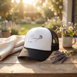De Camionero Gorra Trucker Personalizada para Mamá EST. Año