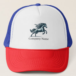De Camionero Gorra Trucker Roja Blanca Azul Personalizable