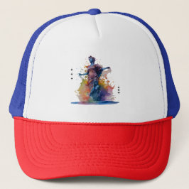 De Camionero Gorra Trucker Roja Blanca Azul Personalizada