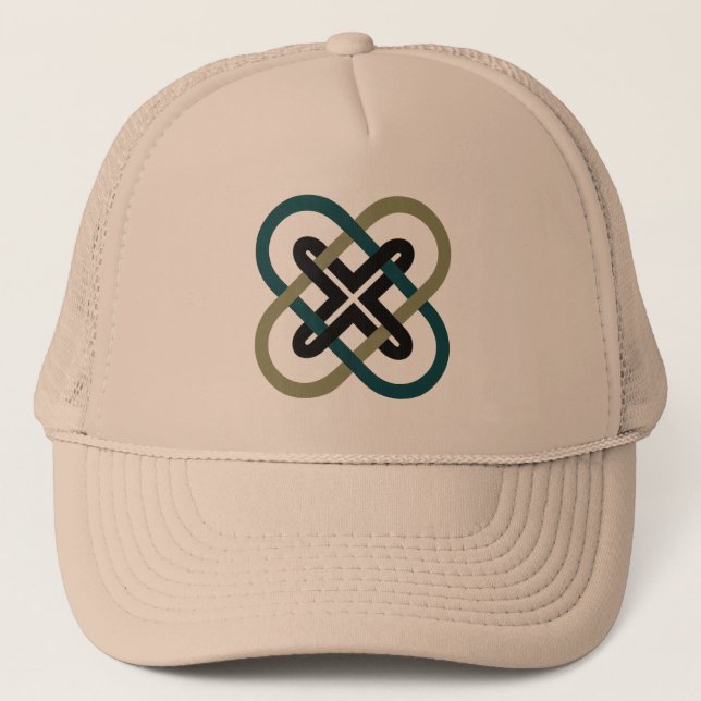 De Camionero Gorra Trucker X Entrelazado (Anverso)