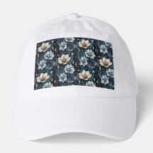 Gorra Truckers Flores Azules
