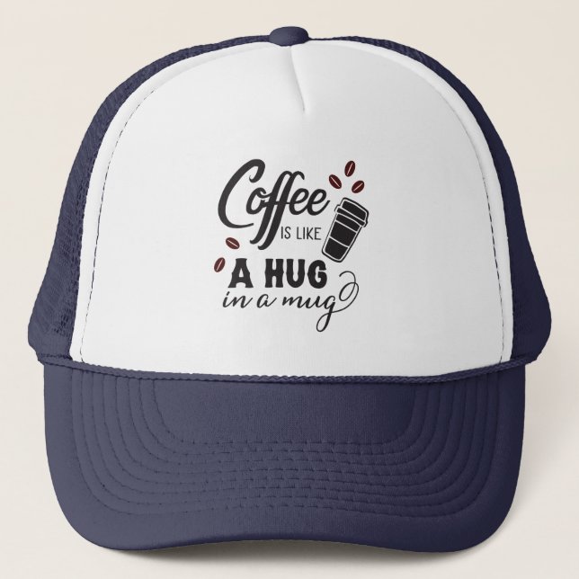 De Camionero Gorra unisex amante del café (Anverso)