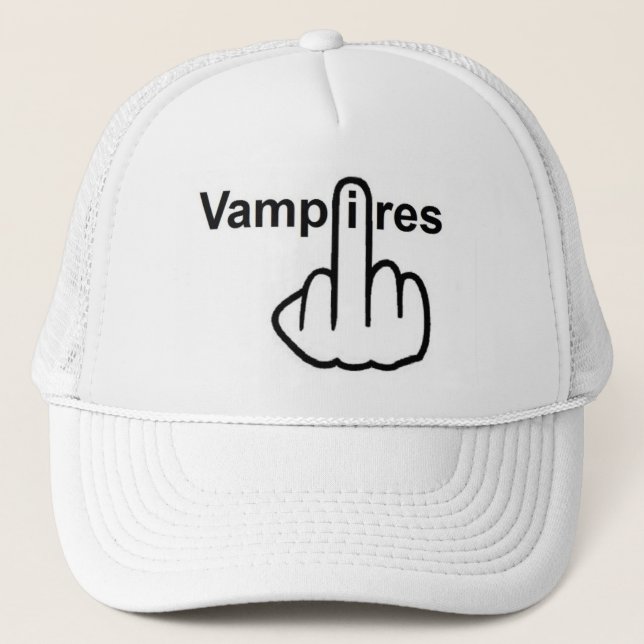 De Camionero Gorra Vampires Flip (Anverso)