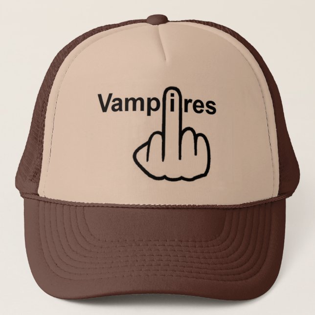 De Camionero Gorra Vampires Flip (Anverso)