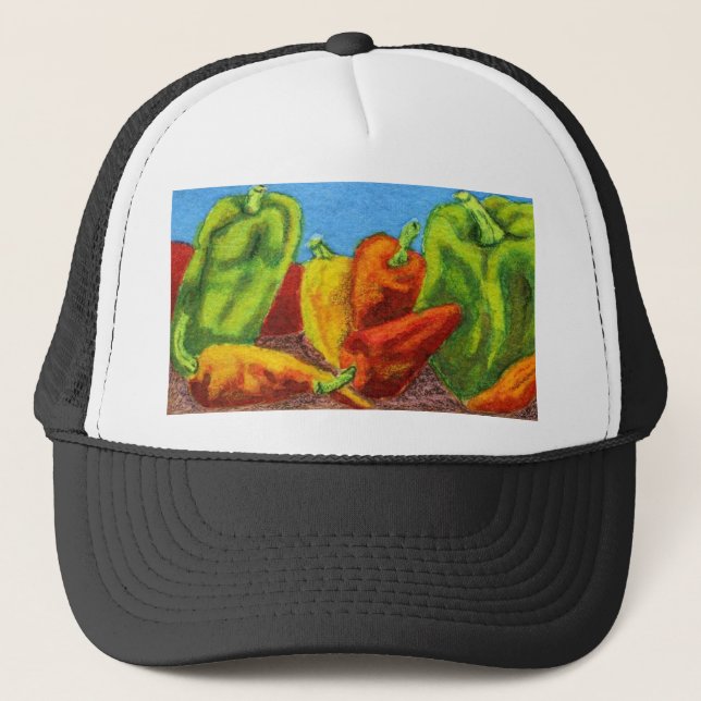 De Camionero Gorra Veggie Garden (Anverso)
