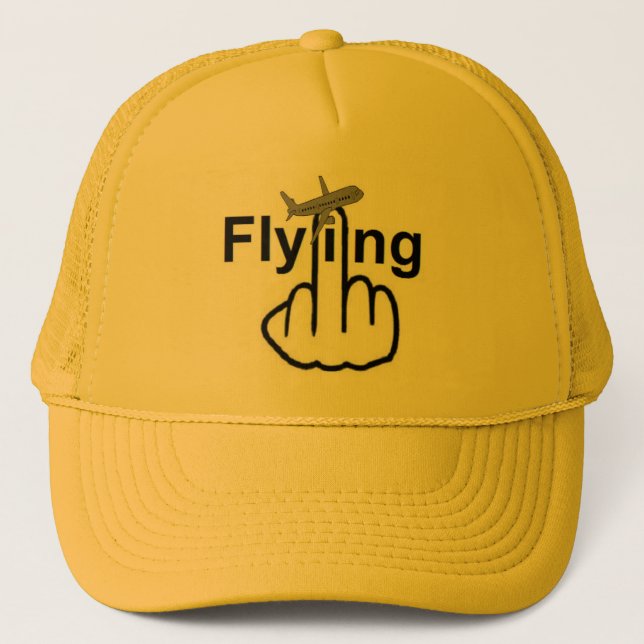 De Camionero Gorra Volando Flip (Anverso)