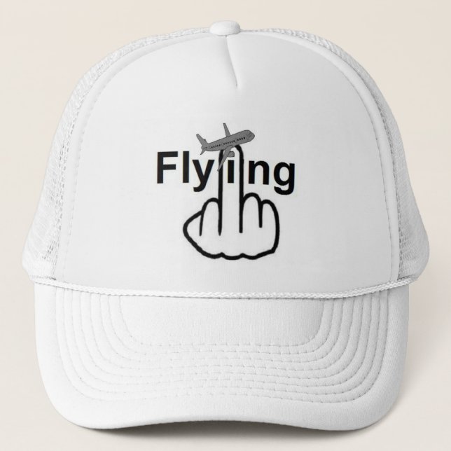 De Camionero Gorra Volando Flip (Anverso)
