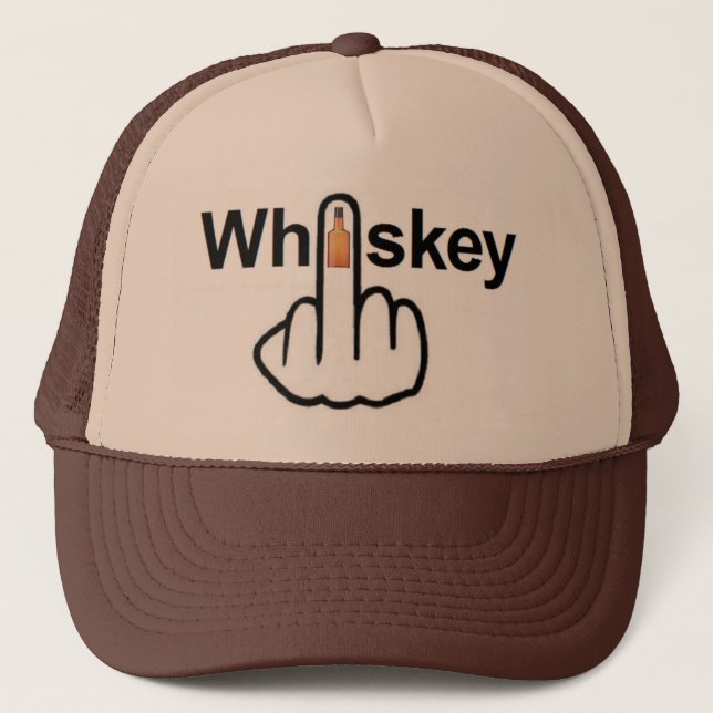 De Camionero Gorra Whiskey Flip (Anverso)