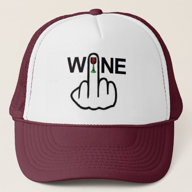 De Camionero Gorra Wine Flip (Anverso)