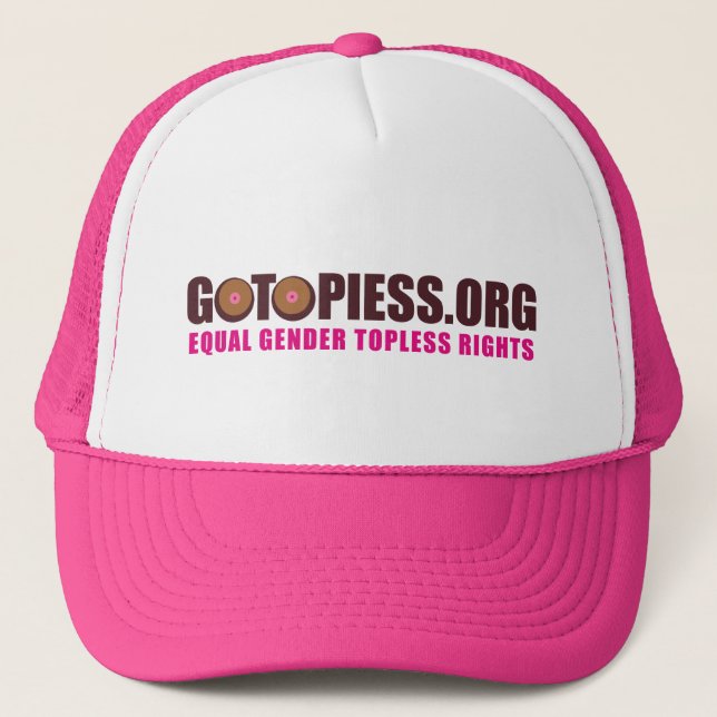 De Camionero GoTopless gorra Brown (Anverso)