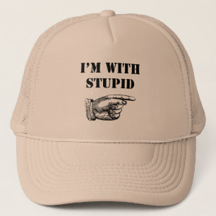 De Camionero Gracioso gorra con el gracioso texto "Estoy con es