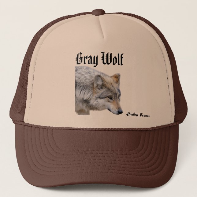De Camionero Gray Wolf gorra (Anverso)