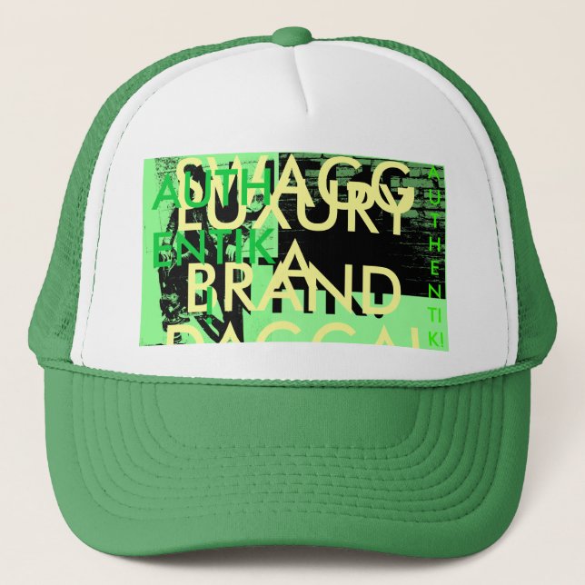 DE CAMIONERO GREEN MONSTA SWAGGA DAGGA GORRA (Anverso)