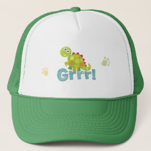 De Camionero ¡Grrr! Gorra del dinosaurio