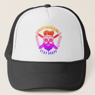 De Camionero Guapo Barbering Arcoiris desvanece Tucker Gorra