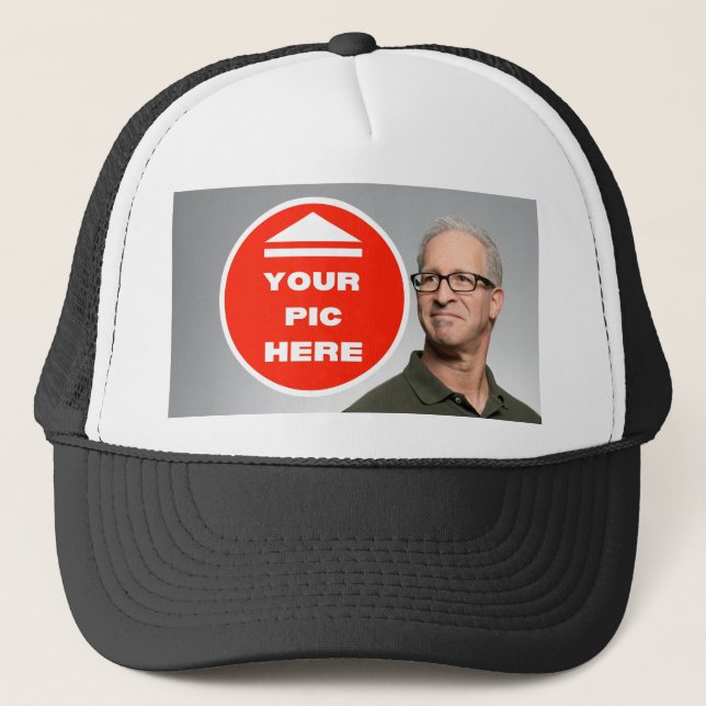 De Camionero ¡Guay! Monstruo gorra - Personalizado (Anverso)