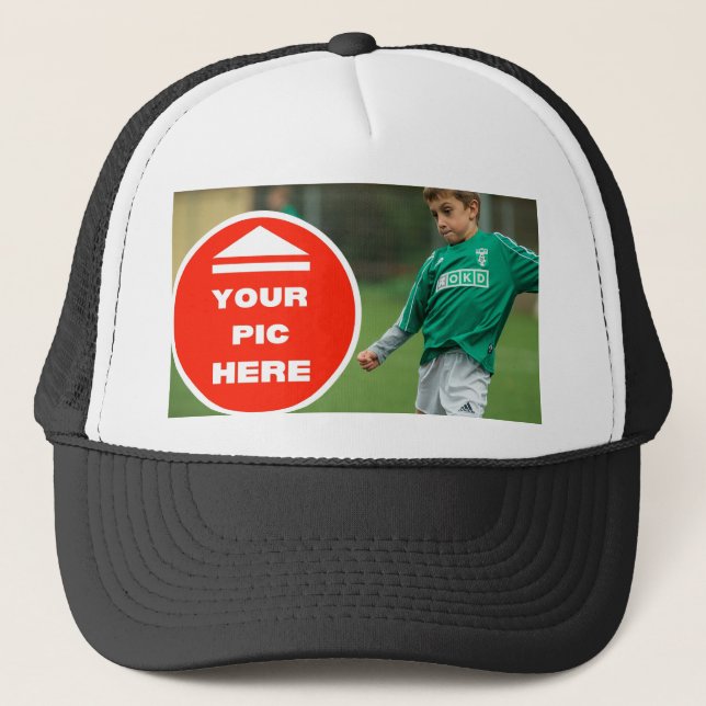 De Camionero ¡Guay! Monstruo gorra - Personalizado (Anverso)