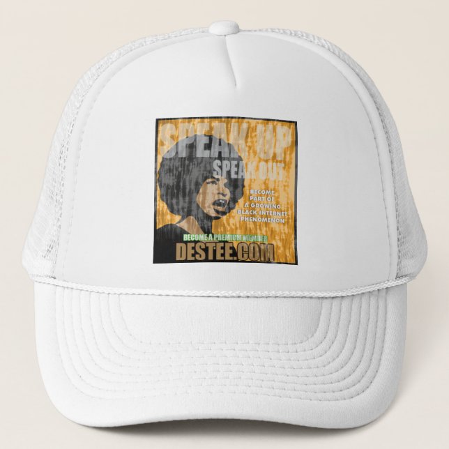 De Camionero Hable encima del gorra (Anverso)
