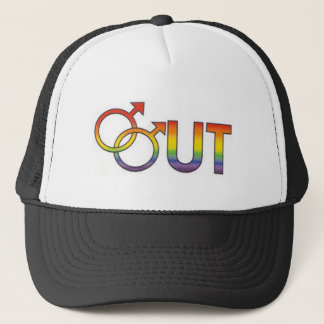 De Camionero HACIA FUERA gay del gorra