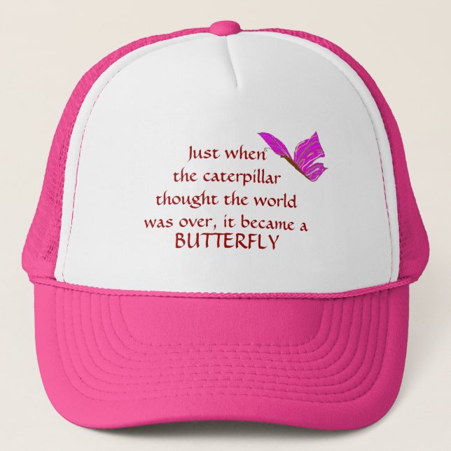 De Camionero Haciendo una mariposa - gorra (Anverso)