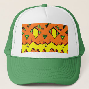 De Camionero Halloween calabaza Jack-O-Lantern y Gorra araña