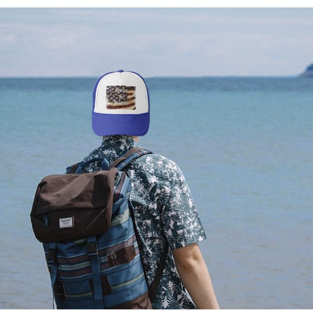 De Camionero Hermoso Gorra patriótico América-WNB (Beautiful America Hat)