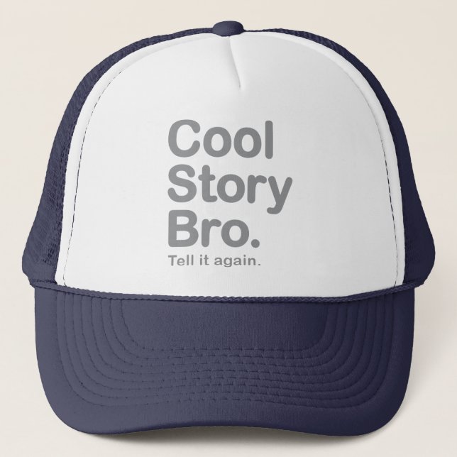 De Camionero Historia fresca Bro. Gorra (Anverso)