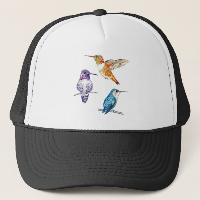 De Camionero Hummingbird Trio Gorra (Anverso)