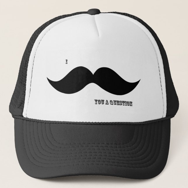 De Camionero I bigote usted una pregunta - gorra (Anverso)
