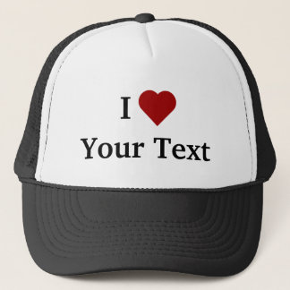 De Camionero I gorra del corazón (personalice)