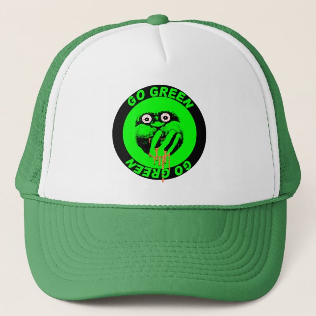 De Camionero Ir Gorra verde (Anverso)