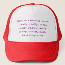 Jaqueca del odio - gorra