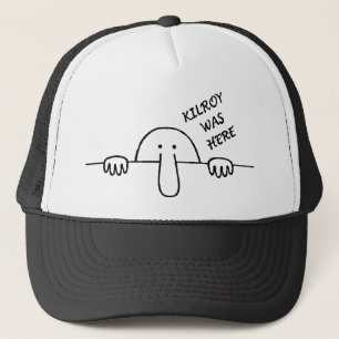 De Camionero Kilroy estaba aquí gorra