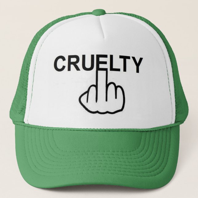 De Camionero La crueldad gorra es cruel (Anverso)