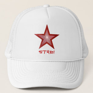 De Camionero La estrella roja "dos entona" la "ESTRELLA!" gorra
