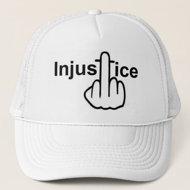 De Camionero La injusticia gorra es mala (Anverso)