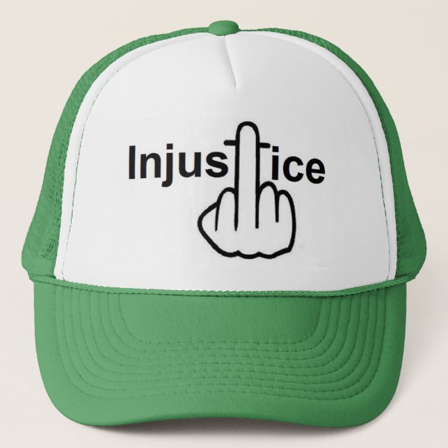 De Camionero La injusticia gorra es mala (Anverso)